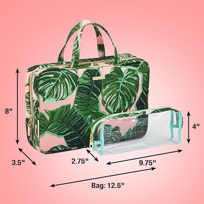 Conair Travel Toiletry Bag - Makeup Bag - Cosmetic Bag -Travel Makeup Bag