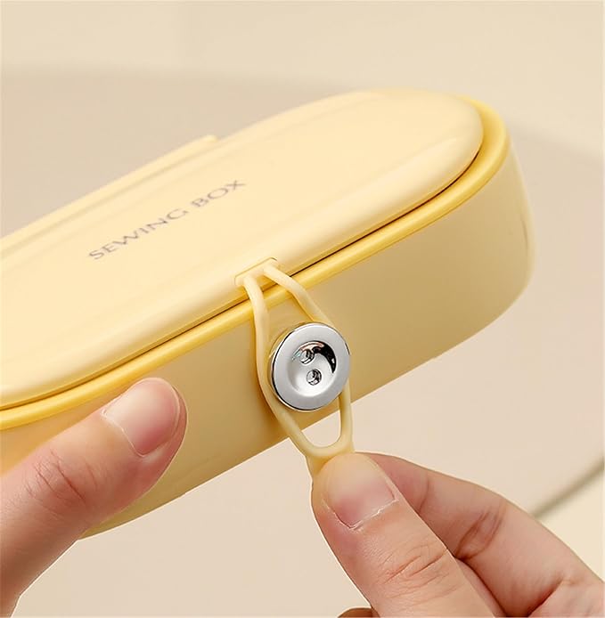Yellow Sewing Project Kit, 140 Pcs Travel Family Sewing Supplies Repair Kit Portable Small Traveler Sewing Kit Sewing Thread Accessories DIY Sewing Supplies Organizer (Yellow)