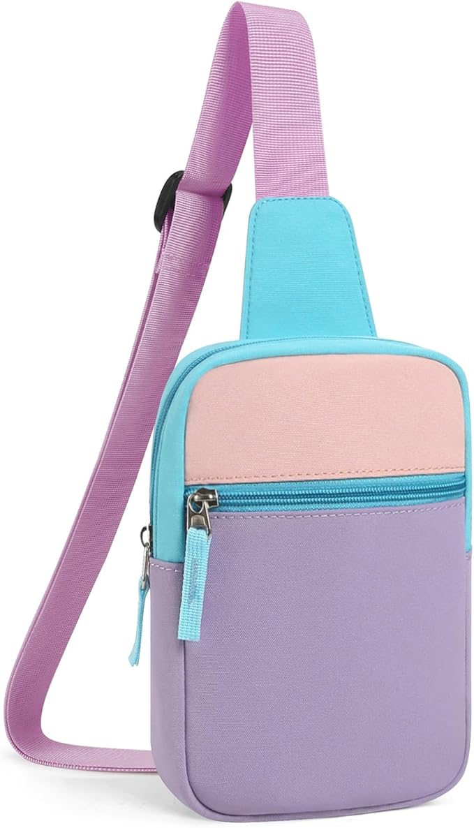 Birthday Gifts for 8 9 10 11 12 Year Old Teens Girls Kids, Fanny Pack Crossbody Bag Sling Belt Bags Purse, Dorm Travel Essentials for Girls Fashion, Preppy Tween Teen Girl Gift Trendy Stuff