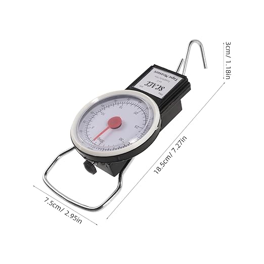 Portable Hanging Luggage Scale 35kg Heavy Duty Hook Weighing Scale Mini Portable for Travel and Outdoor Use