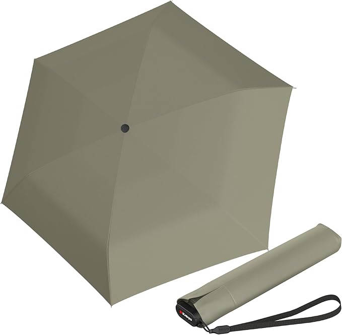 Knirps US.050 Ultra Light Pocket Size Manual Rain Umbrella with Carrying Case