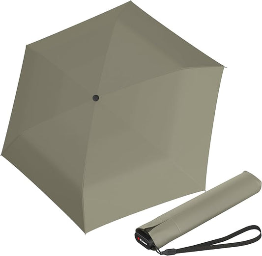 Knirps US.050 Ultra Light Pocket Size Manual Rain Umbrella with Carrying Case