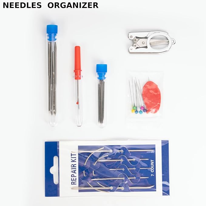 Survival Sewing Kit, Tactical Emergency Sew Kit Heavy Duty Sewing Kits for Adults, Outdoor Survival Gear Sewing Repair Kit Tools, Pocket Mini Sewing Kit with Buttons for Men, Army Basic Sewing Kits