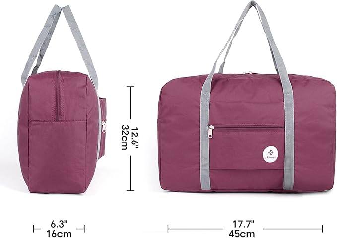 For Spirit Airlines Personal Item Bag Foldable Travel Duffel Bag Tote Carry on Luggage Duffle Overnight for Women and Men