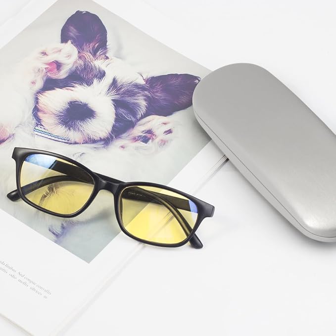 RayLove Unisex Hard Shell Eyeglasses Cases, Protective Case For Glasses