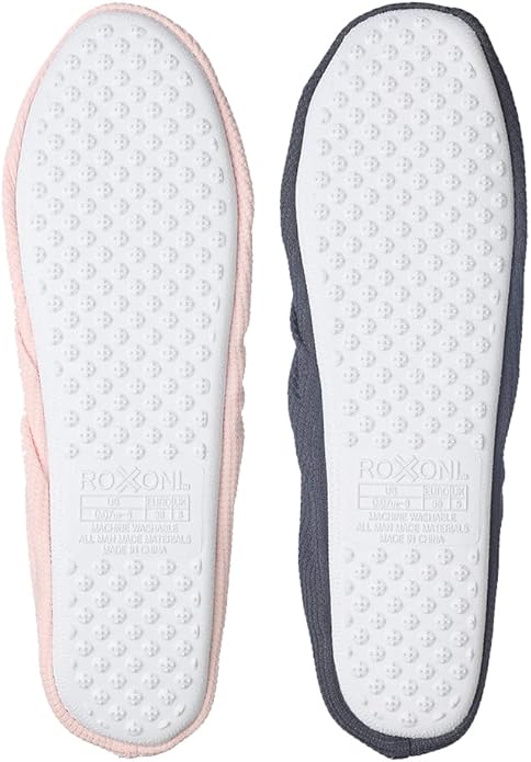 Women's Terry Classic Cotton & Velour Ballerina Slippers (Pack of 2)