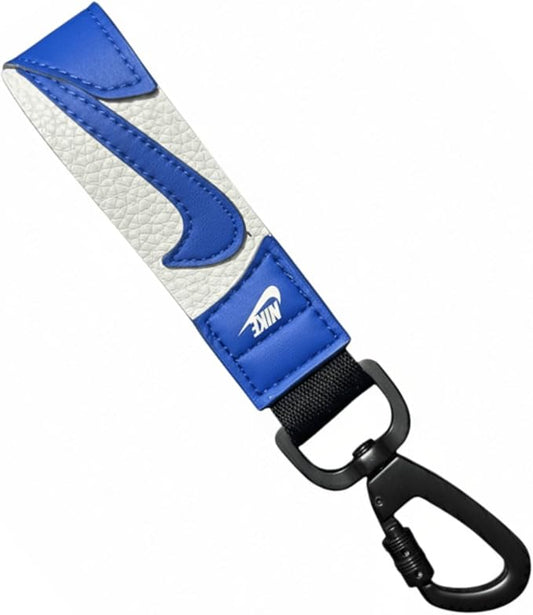 Nike Swoosh Key Holder - Durable Carabiner-Style Clip, Keychain with Iconic Branding