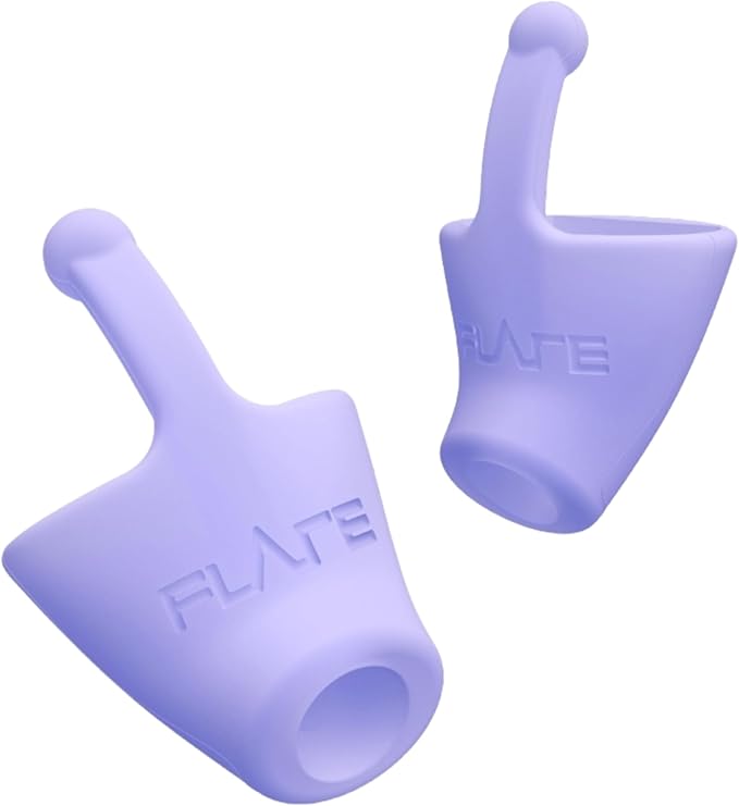 Flare Audio Calmer | Noise Reducing Ear Plugs Alternative | Silicone Reusable Ear Plugs for Noise Sensitivity, Focus and Travel | Ear Plugs for Noise Reduction (Standard, Soft Purple)