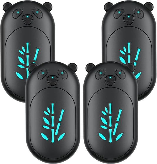 Hand Warmers Rechargeable 2 Pack, 6000mAh Electric Hand Warmer Reusable, 20Hrs Long Heating, Portable Pocket Heater Handwarmer for Women Men, Outdoor Camping, Hunting Gear