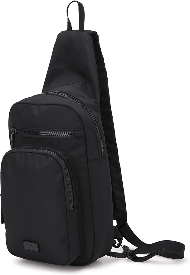 Reebok Unisex Crossbody Bag - Convertible Compact Durable Cross Body Bag for Women and Men - Gym and Travel Essentials, Size One Size, Cosmos Black