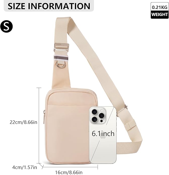 OSOCE Sling Bag, RFID Anti-Theft Lightweight