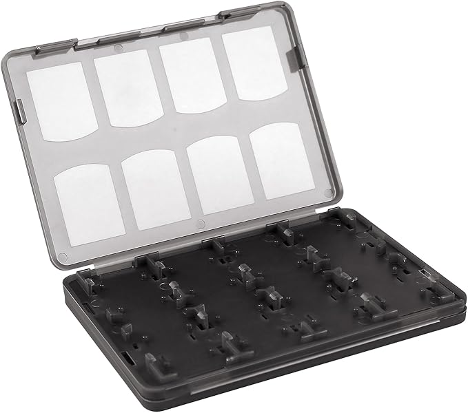 OSTENT 20 in 1 Game Memory Card Holder Case Storage Box for Sony PS Vita PSV 1000/2000 Color Black