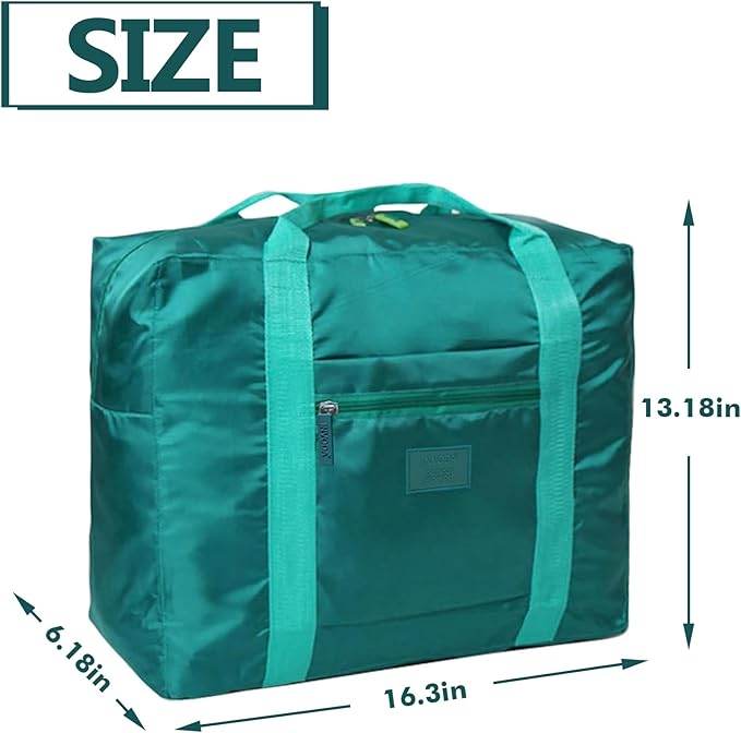 Travel Duffel Bag 8 PCS Foldable Travel Bag Carry on Luggage Bag Waterproof Tote Sports Gym Bag Lightweight Large Weekender Overnight Bag for Women and Men (8 PCS)