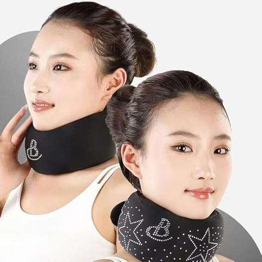 Sammons Preston Universal Contour Cervical Brace, Adjustable Hook and Loop Closure, For Neck Strain, Injury, or Post-Op Surgery, Relieves Neck Pain and Spine Pressure