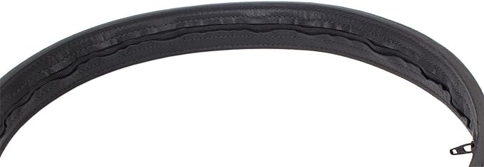 Hidden Money Pocket Travel Leather Belt (Size 50, Brown)