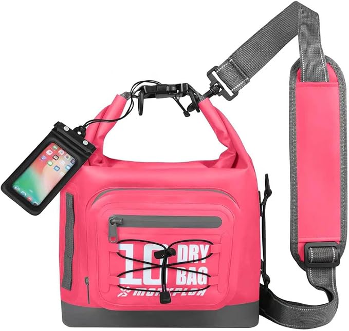 MORXPLOR Dry Bag Waterproof,5L/10L/20L/30L/40L/55L Roll Top Dry Bag Backpack with WaterProof Phone Case for Swim,Kayak