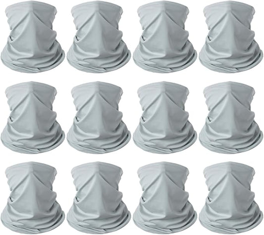 6 Pieces Summer Face Cover Scarf Mens Neck Gaiter For Men Women UV Protection Face Breathable Sun Protection Cycling Running