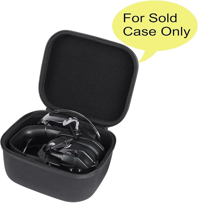 co2CREA Hard Case Replacement for Walker's Razor Slim Electronic Muffs Earmuffs replacement for Walker's Razor Walkie Talkie Handsfree