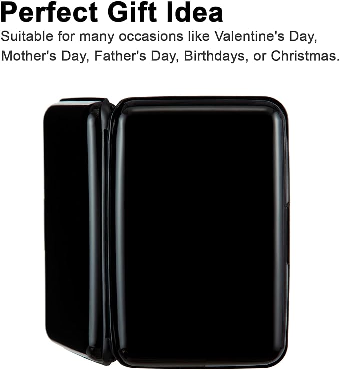 Credit Card Holder Small RFID Blocking Wallet Business Metal Slim Mini Aluminum Hard Case for Women Men