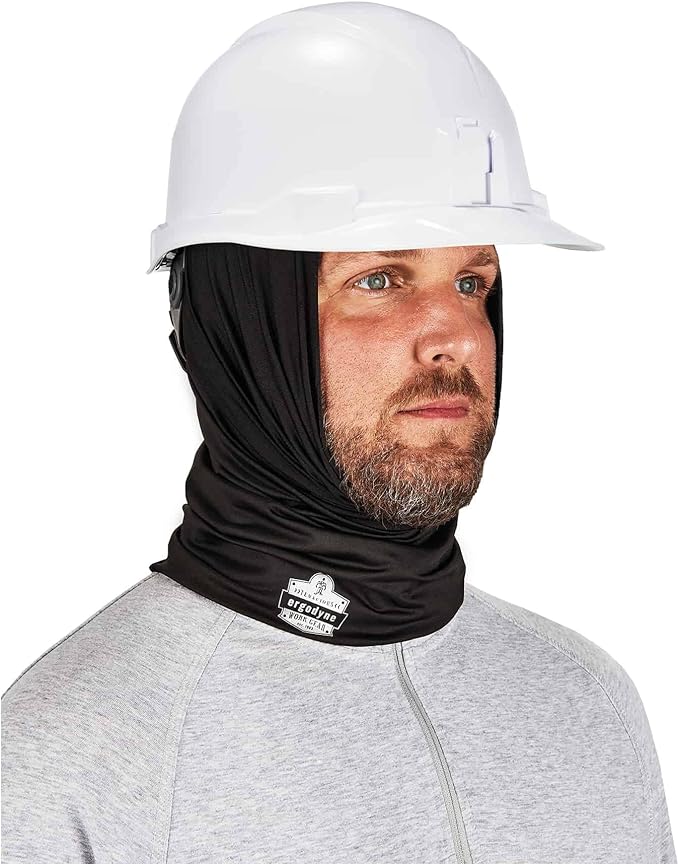 Ergodyne Chill-Its 6487 Cooling Neck Gaiter, Multiple Ways to Wear Headband or Face Mask