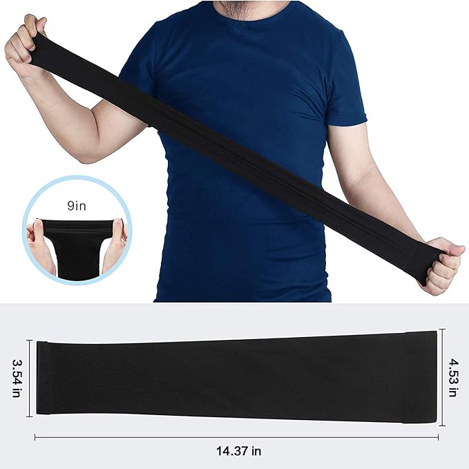 4-Pairs Arm Sleeves for Men and Women - Tattoo Cover Up - Cooling Sports Sleeve for Basketball Golf Football