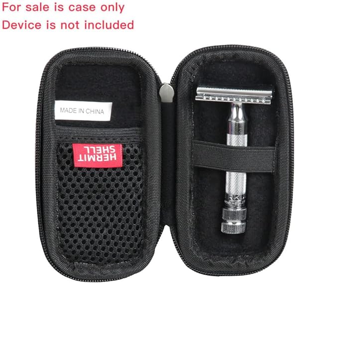 Hermitshell Travel Case for Merkur Mk34c / MK-37001 Double Edge Razor Short Handle