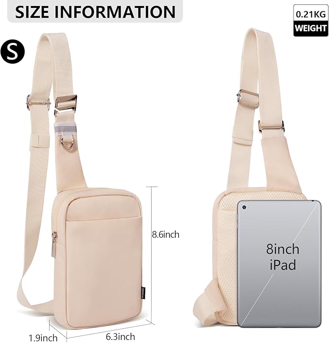 OSOCE Sling Bag, RFID Anti-Theft Lightweight