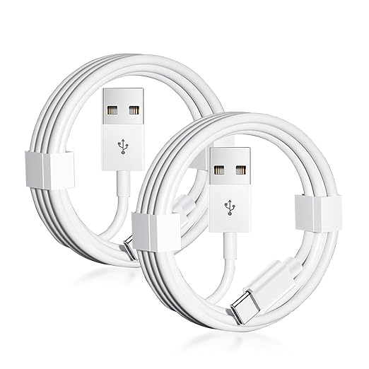 2-Pack 1.5FT Short Car Carplay Cable for iPhone 17 15 16 /Air/ Pro Max, USB A to USB C for Carplay for iPhone USB Cord, Car Charger for iPhone 17 Air Charging Cable, iPad Pro, iPad Car Charger Cord