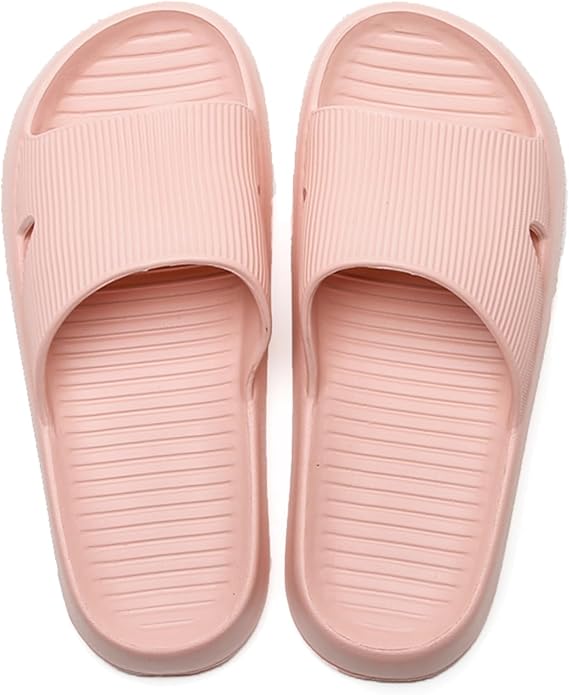 Anmerl Shower Shoes for Men and Women, Soft Lightweight Quick-Drying & Non-Slip House Slippers Slides for Bathroom, Pool, Beach, Indoor & Outdoor