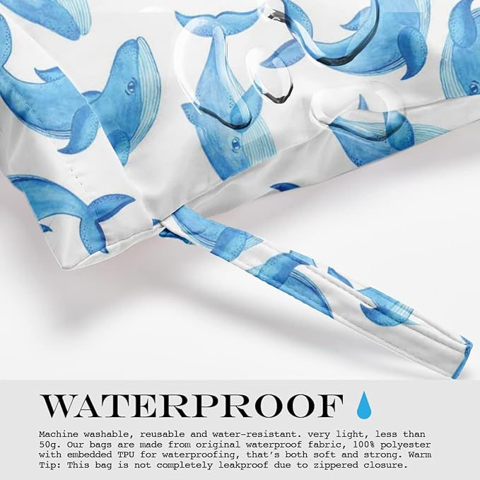 Wet Bag Wet Dry Bag for Swimsuit Travel Beach Pool Stroller Diapers Dirty Yoga Gym Clothes Waterproof Reusable