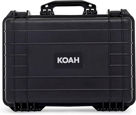 Koah Weatherproof Hard Case with Customizable Foam (18 x 14 x 7 Inch)