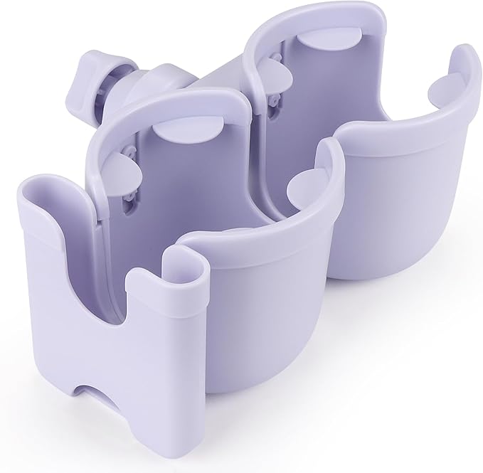 Accmor Stroller Cup Holder with Phone Holder, Bike Cup Holder, Universal Cup Holder for Uppababy Nuna Doona Strollers, 2-in-1 Cup Holder for Walker, Wheelchair, Scooter