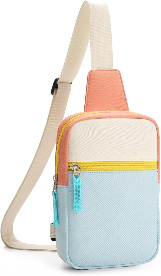 Birthday Gifts for 8 9 10 11 12 Year Old Teens Girls Kids, Fanny Pack Crossbody Bag Sling Belt Bags Purse, Dorm Travel Essentials for Girls Fashion, Preppy Tween Teen Girl Gift Trendy Stuff