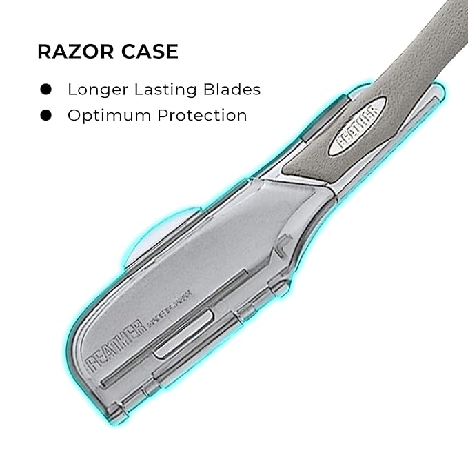 Feather Artist Club DX Straight Razor Case - Razor Blade Holder - Straight Razor Travel Case - Made in Japan