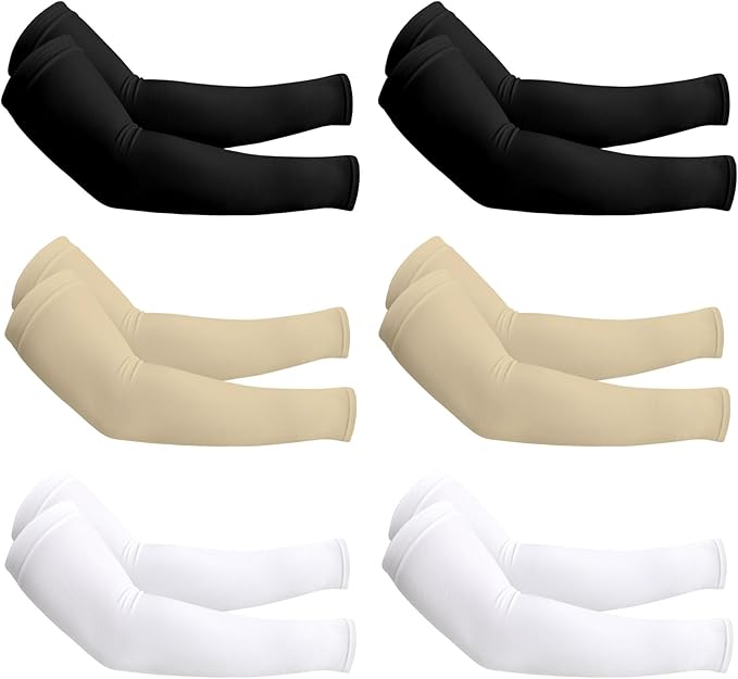 PFFY UV Protection Cooling Arm Sleeves for Men and Women UPF 50 Sun Sleeve