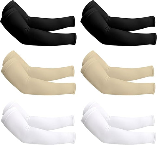 PFFY UV Protection Cooling Arm Sleeves for Men and Women UPF 50 Sun Sleeve