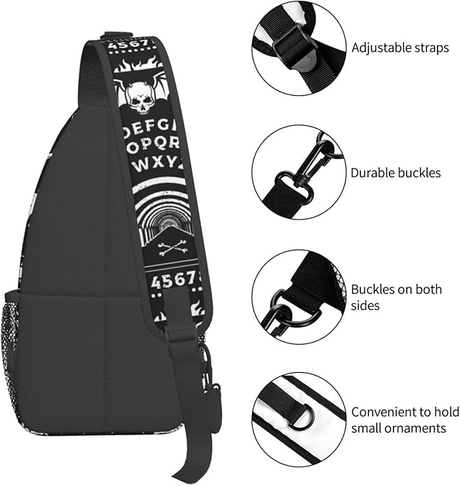 Sling Backpack Unisex Crossbody Chest Bag Shoulder Chest Bag For Women Men Hiking Travel