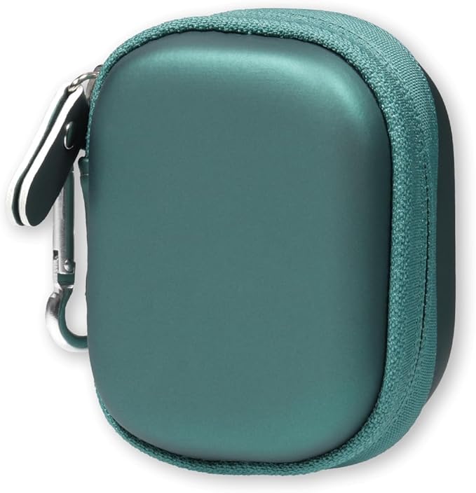 Case for TAGRY X08 Bluetooth Headphones True Wireless Earbuds 60H, mesh Pocket for Charge Cable (Green)