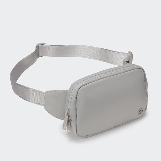 Pander Belt Bag Large 2L, Nylon Fanny Pack Purse for Women and Men with Adjustable Strap