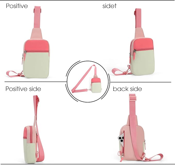 Birthday Gifts for 8 9 10 11 12 Year Old Teens Girls Kids, Fanny Pack Crossbody Bag Sling Belt Bags Purse, Dorm Travel Essentials for Girls Fashion, Preppy Tween Teen Girl Gift Trendy Stuff