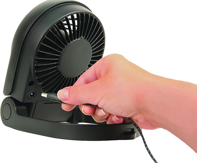 Honeywell HTF090B Turbo On-the-Go Personal Fan,Black – Small Portable Fan for Travel,(Pack of 4)
