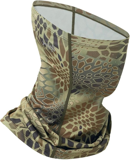 BASSDASH Neck Gaiter Mask UPF 50 Sun Protection for Men & Women, Fishing, Hiking, Outdoor