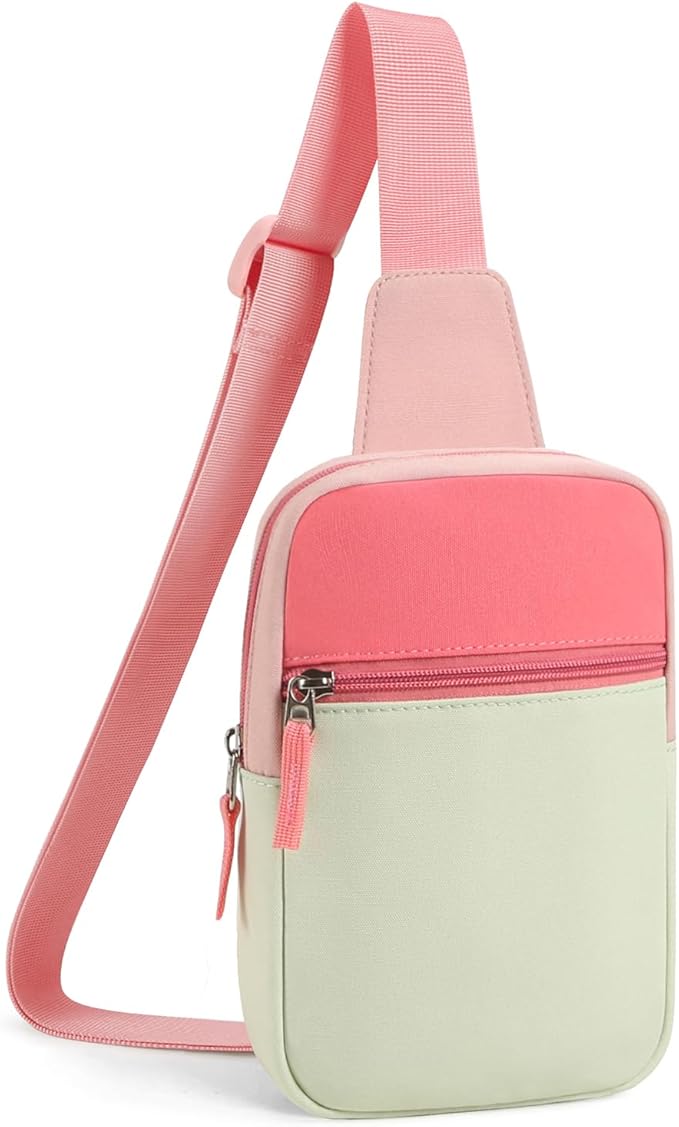 Birthday Gifts for 8 9 10 11 12 Year Old Teens Girls Kids, Fanny Pack Crossbody Bag Sling Belt Bags Purse, Dorm Travel Essentials for Girls Fashion, Preppy Tween Teen Girl Gift Trendy Stuff