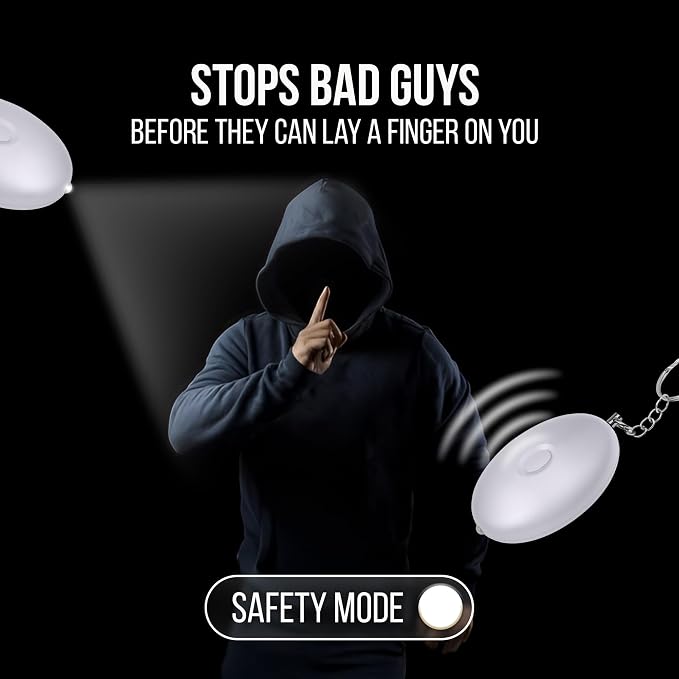 Pain Safari Personal Alarm Keychain for Women, Children, and Elderly | 125dB Safety Siren | 1-Mile Range Self Defense Tool | Compact Personal Protection Device | Loud Attention-Grabbing Security Sound