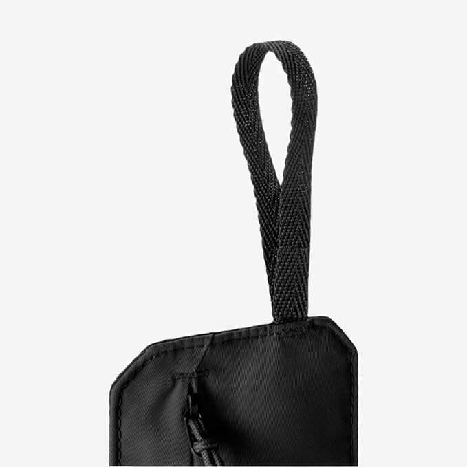 Eagle Creek Undercover RFID Hidden Pocket – Travel Security Pouch with RFID Blocking – Lightweight, Wear Under Clothing – Zippered Passport & Card Holder – Adjustable Strap – Black