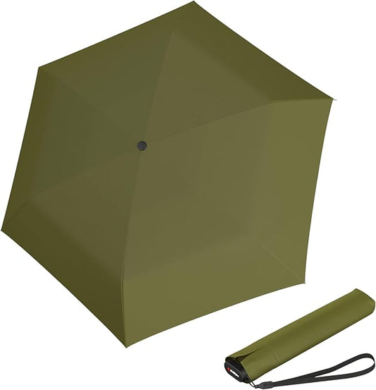 Knirps US.050 Ultra Light Pocket Size Manual Rain Umbrella with Carrying Case