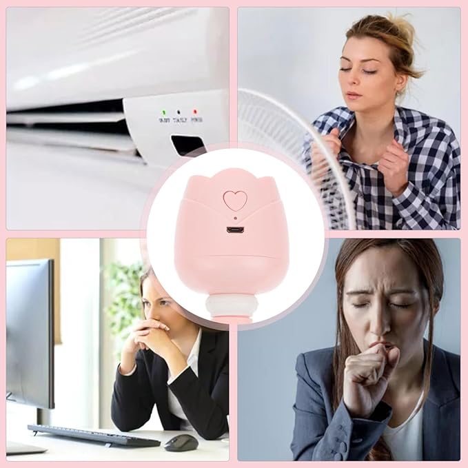 Uonlytech Usb Humidification Rod Portable Mini Humidifier Silent Ultrasonic Air Moisturizer for Bedroom Office Travel