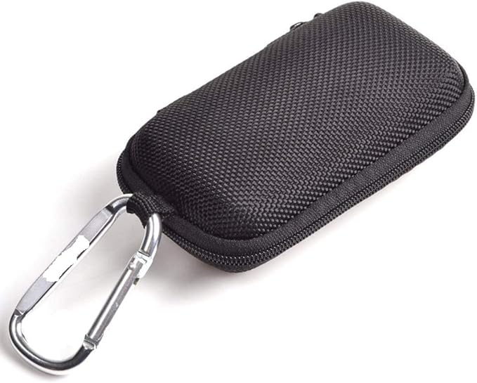 USB Flash Drive Case Bag, EVA Shockproof, Pressure Proof and Waterproof Hard Carrying Travel Case Bag for USB Cable, Earphones, Memory Cards, U Disk, Keys, Money - Black