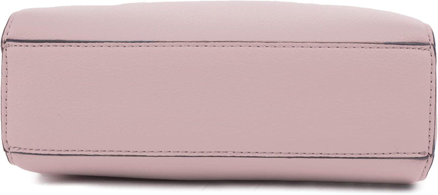 EVVE Crossbody Bags for Women Trendy Triple Zip Small Crossbody Camera Bag Purse with Wide Guitar Strap