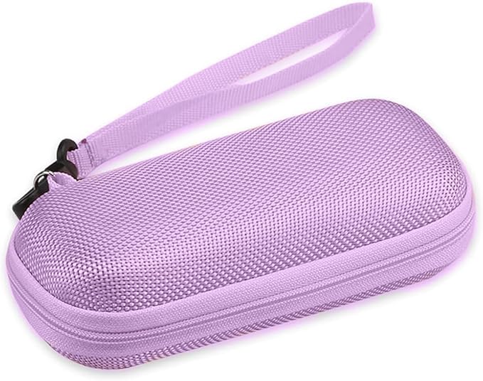 AGPTEK Carrying Case, EVA Zipper Carrying Hard Case Cover for Digital Voice Recorders, MP3 Players, Storage Holder for 3D Printing Pen, USB Cable, Earphones, Memory Cards, U Disk, Purple
